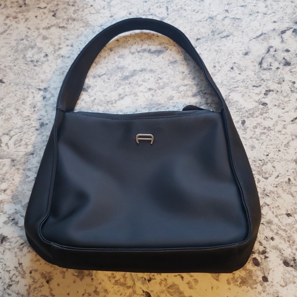 Etienne Aigner purse small black nylon